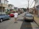 East Vandergrift, PA. Uliczka obok dawnego domu Walerii Kostewicz